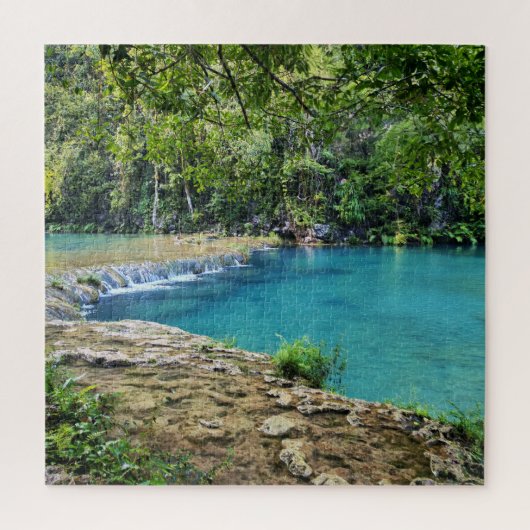 Puzzle Turquoise Stillness, Semuc Champey (Vertical)
