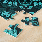 Puzzle Turquoise Turquoise Floral Mandala (Côté)