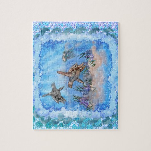 Puzzle Turtle Homeward (Vertical)