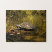 Puzzle - Turtle on Log in Pond (Horizontal)