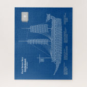 Puzzle Turtle Ship Geobukseon - Plan d'expédition ABD (Vertical)