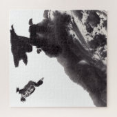 Puzzle Tuschekunst chinois avec motif canard (Horizontal)