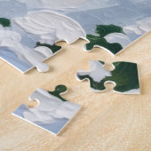 Puzzle Tuxedo Cat Christmas Red Truck Holiday (Côté)