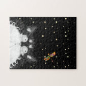 Puzzle Tuxedo Cat surpris par la libellule (Horizontal)