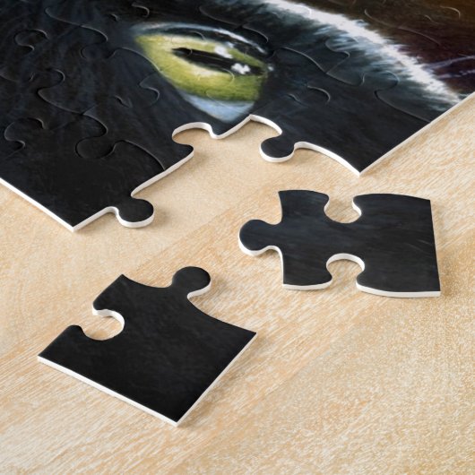 Puzzle Tuxedo Chat avec Hummingbird Chat 571 (Côté)