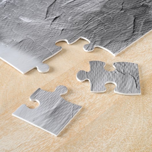 Puzzle Tuxedo chat gris et blanc (Côté)