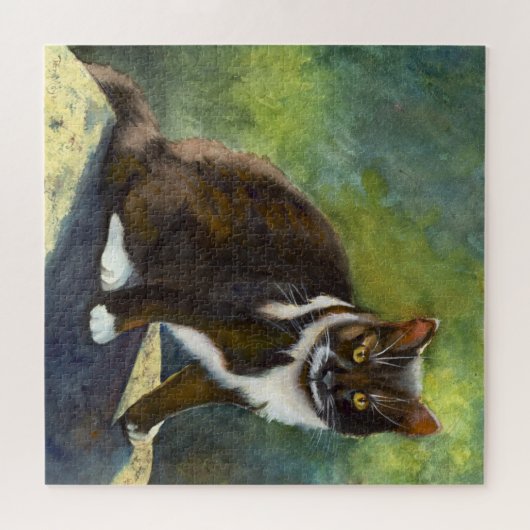 Puzzle Tuxedo Chat - Posé pour le mal (Horizontal)