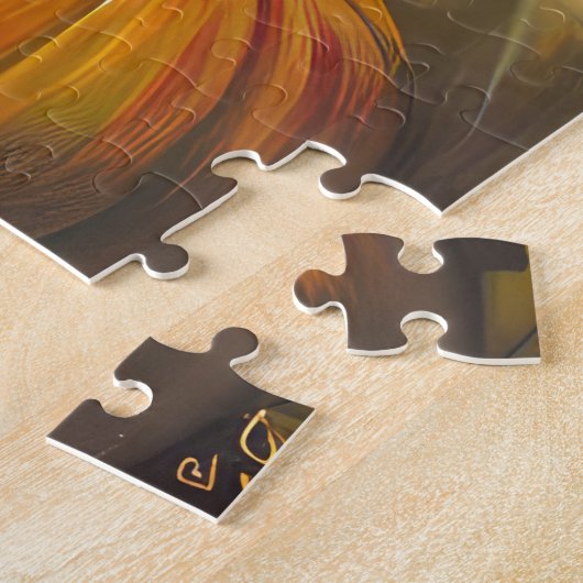 Puzzle Tuxedo Chat récolte d'automne Thankgiving (Côté)