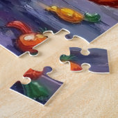 Puzzle Tuxedo Chats Trick-or-Treating in Halloween Costum (Côté)