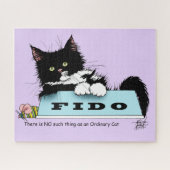 Puzzle Tuxedo Kitten Chien's Bowl (Horizontal)