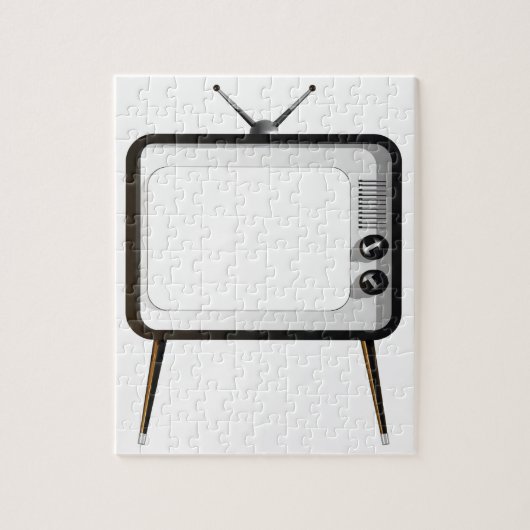 Puzzle TV avec l'écran vide (Vertical)