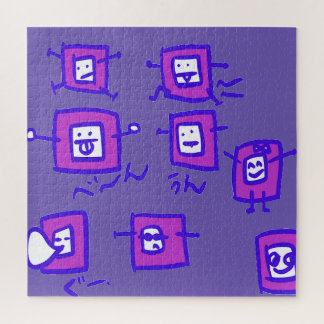 Puzzle TV　purple　pink　Japan