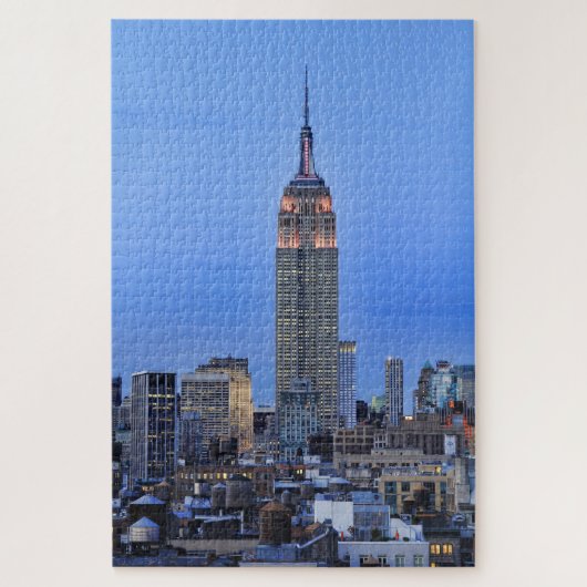Puzzle Twilight : EmpStBldg allumé rose - 04 (Vertical)