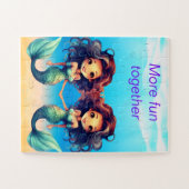 Puzzle Twin Mermaids (Horizontal)