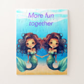 Puzzle Twin Mermaids (Vertical)