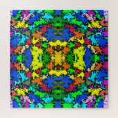 Puzzle Twirl coloré Abstrait / Miroir / Greenleaf / (Vertical)