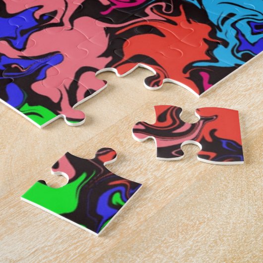Puzzle Twirls colorés Abstraits / (Côté)