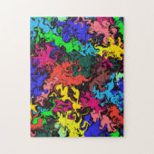 Puzzle Twirls colorés Abstraits / (Vertical)