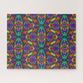 Puzzle Twirls colorés Abstraits / Half Brick / (Horizontal)