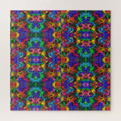 Puzzle Twirly coloré Abstrait / Half Brick / (Horizontal)