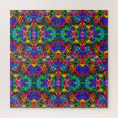 Puzzle Twirly coloré Abstrait / Half Brick / (Vertical)