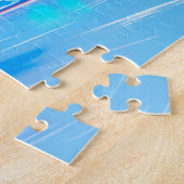 Puzzle Two Moose Speed Skating on an Icy Track (Côté)