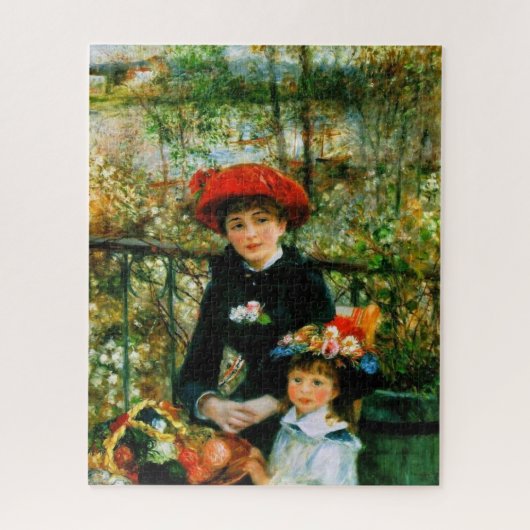 Puzzle Two Sisters On the Terrace by Renoir (Vertical)