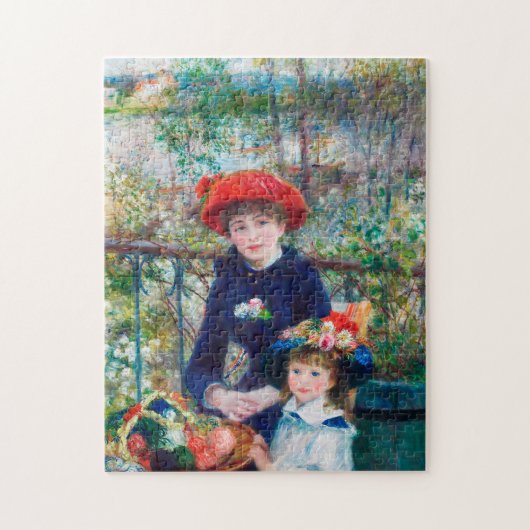 Puzzle Two Sisters - Renoir Impressionist Painting 1881 (Vertical)