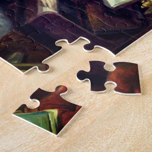 Puzzle Two Young Girls at the Piano par Renoir : (Côté)