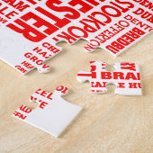 Puzzle Type rouge carte de plus grand Manchester (Côté)