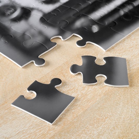 Puzzle Typewriter noir et blanc (Côté)