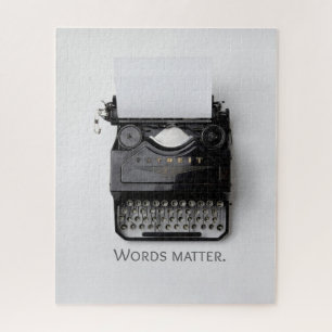 Puzzle Typographe de mots importants