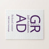Puzzle Typographie de diplôme moderne simple minimale c (Horizontal)