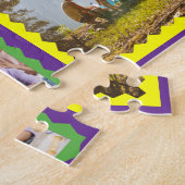 Puzzle Typographie de famille de souvenir 20 Photo (Côté)