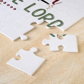 Puzzle Typographie de Noël rustique Christian Holiday (Côté)