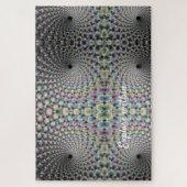 Puzzle Typographie d'illusion optique Hélix géométrique (Vertical)