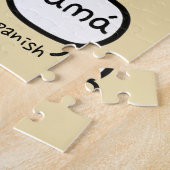 Puzzle Typographie manuscrite de maman pour la fête des m (Côté)