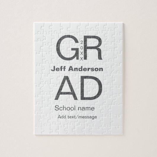 Puzzle Typographie moderne graduation simple minimum c (Vertical)