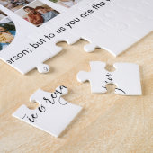 Puzzle Typographie moderne MOM Photos Collage Cadeau pour (Côté)
