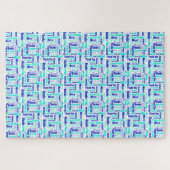 Puzzle Typographie multilingue Merci Blues (Horizontal)