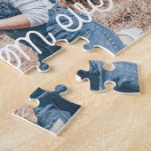 Puzzle Typographie rétro Meilleure maman jamais Fête des (Côté)