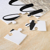 Puzzle Typographie simple moderne Photo de famille person (Côté)