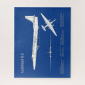 Puzzle U-2 Dragon Lady - Plan directeur de l'avion ABD (Vertical)