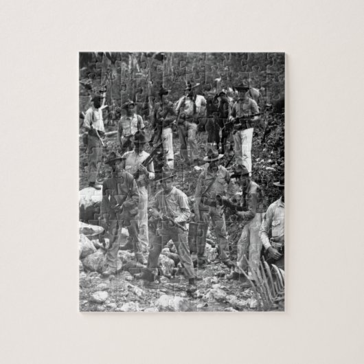 Puzzle U.S. Marines et guide à la recherche des bandits.  (Vertical)