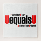 Puzzle U = U - VIH indétectable - Science pas Stigmatisme (Vertical)