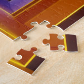 Puzzle UE, Espagne, Barcelone. Porte lumineuse près de Pi (Côté)