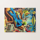 Puzzle Ufo Alien Sci-fi Retro Comics (Horizontal)