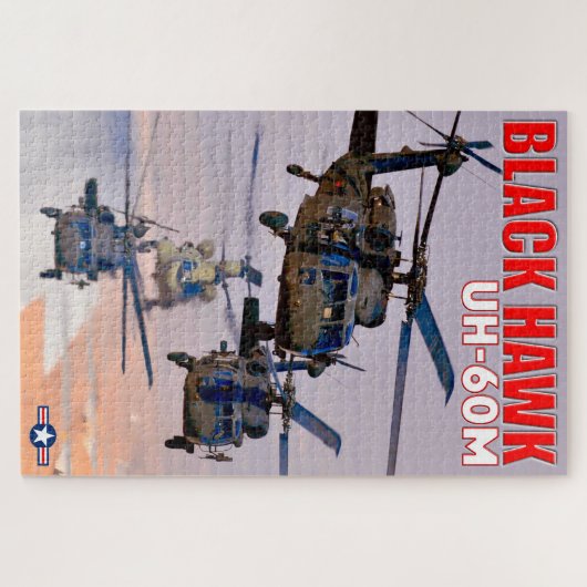 Puzzle UH-60M NOIR HAWK (20x30 POUCES) (Horizontal)