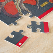 Puzzle ukiyoe - Ban Jyakutarō - magicien japonais - (Côté)
