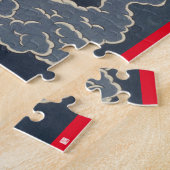 Puzzle ukiyoe - Gantetsu hōin - magicien japonais - (Côté)